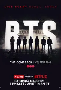 BTS the Comeback Live Arirang (2026) ไลฟ์สด การกลับมาของ BTS